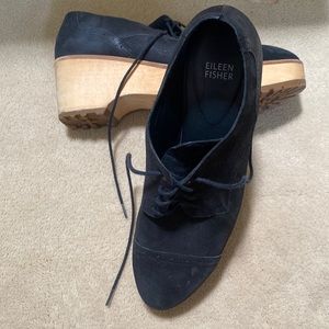 Eileen Fisher platform oxfords